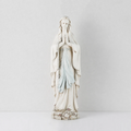 BC Catholic White Our Lady of Lourdes Statue-Renaissance