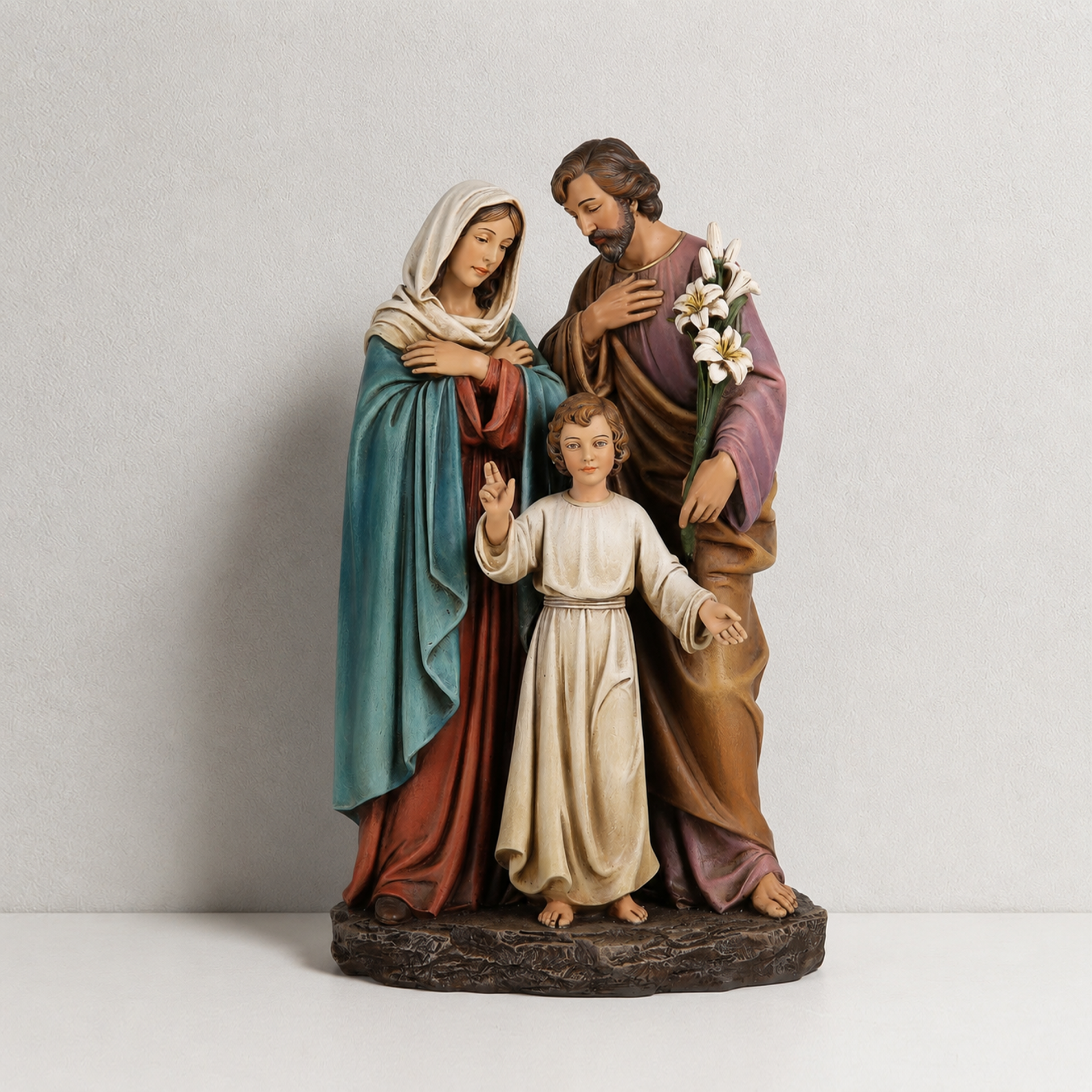 BC Catholic Holy Family Statue-Inspirational decor