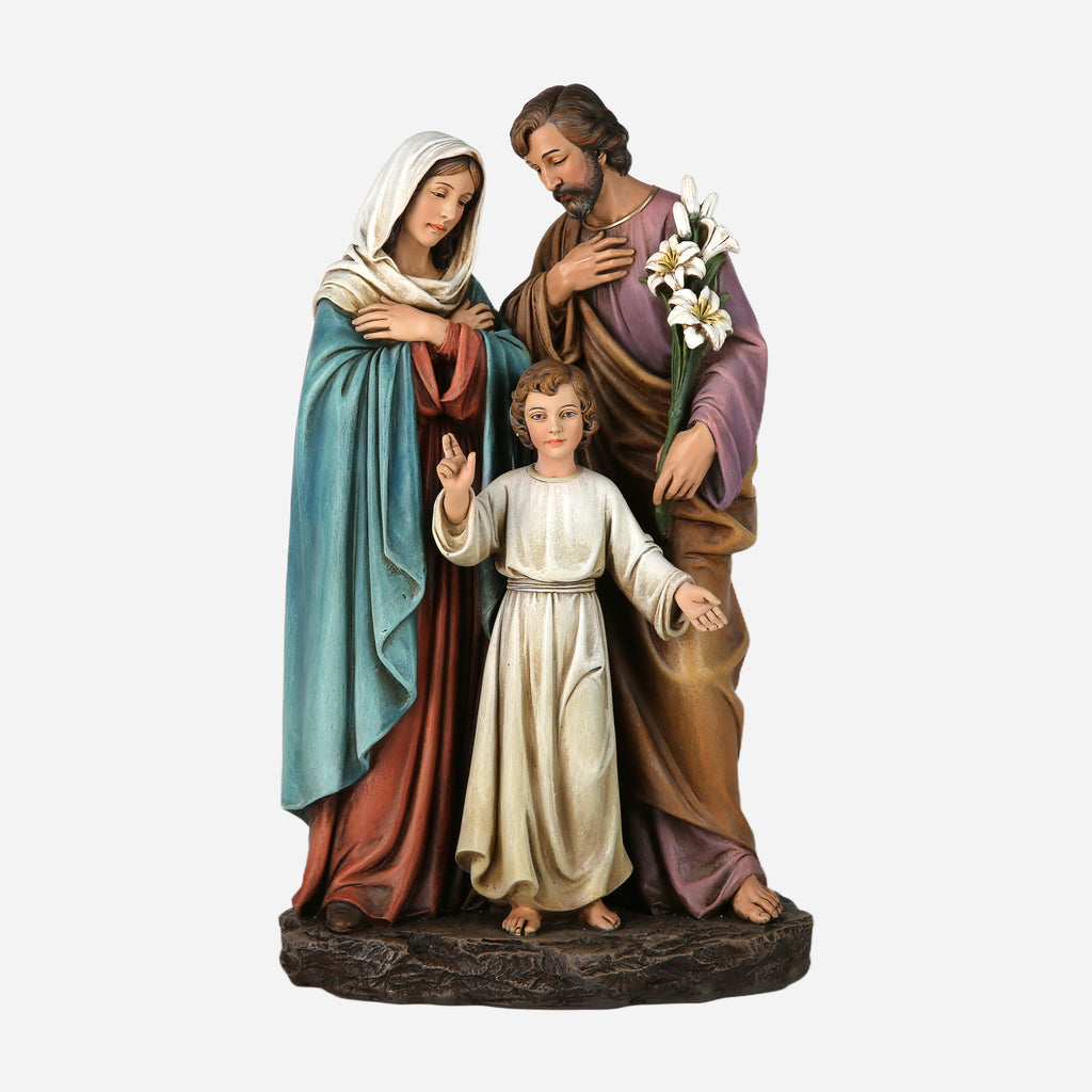 Katholische Statue der Heiligen Familie (BC)-Inspirierende Dekoration