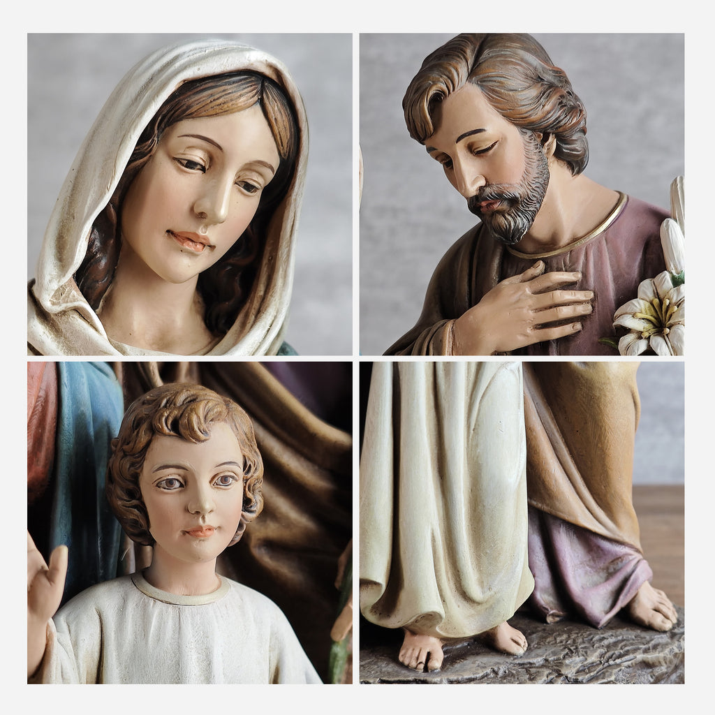 Katholische Statue der Heiligen Familie (BC)-Inspirierende Dekoration