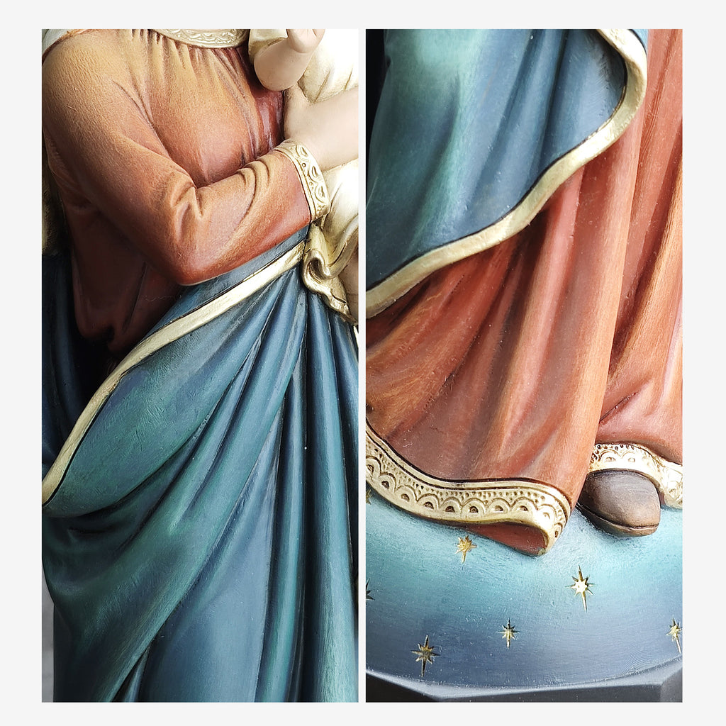 BC Katholische Madonna mit Kind Statue-Renaissance