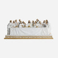 BC Catholic White & Gold The Last Supper Statue-Inspirational decor