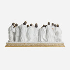 BC Catholic White & Gold The Last Supper Statue-Inspirational decor