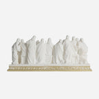 BC Catholic White & Gold The Last Supper Statue-Inspirational decor