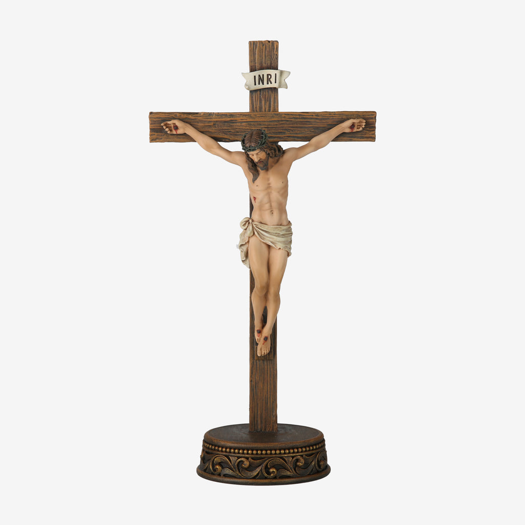 BC Catholic Standing Crucifix-Renaissance