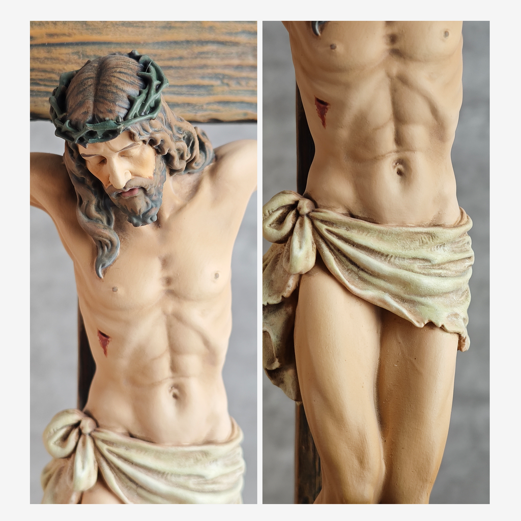 BC Catholic Standing Crucifix-Renaissance