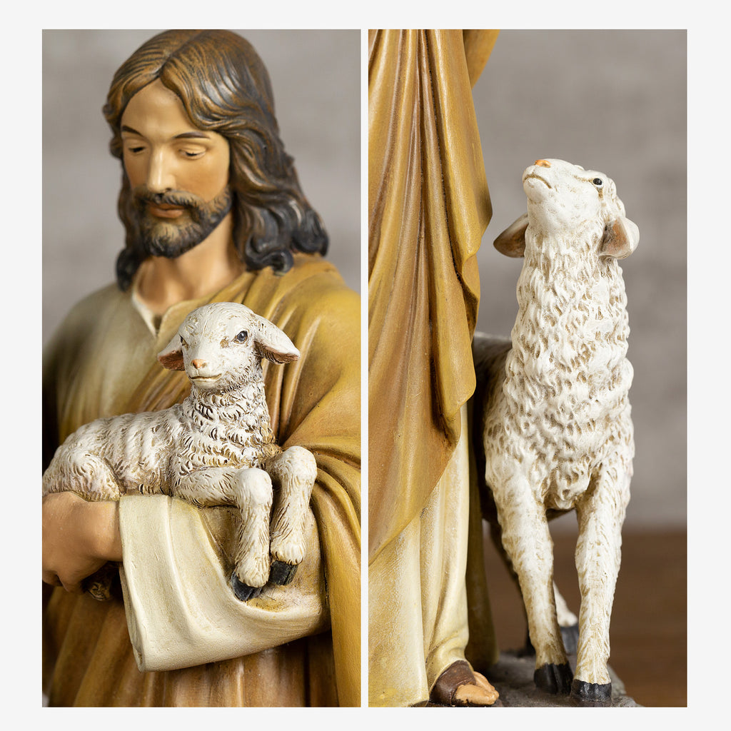 BC Catholic The Good Shepherd Statue-Renaissance