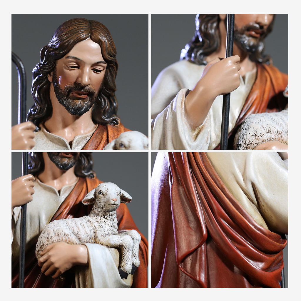 BC Catholic The Good Shepherd Statue-Renaissance