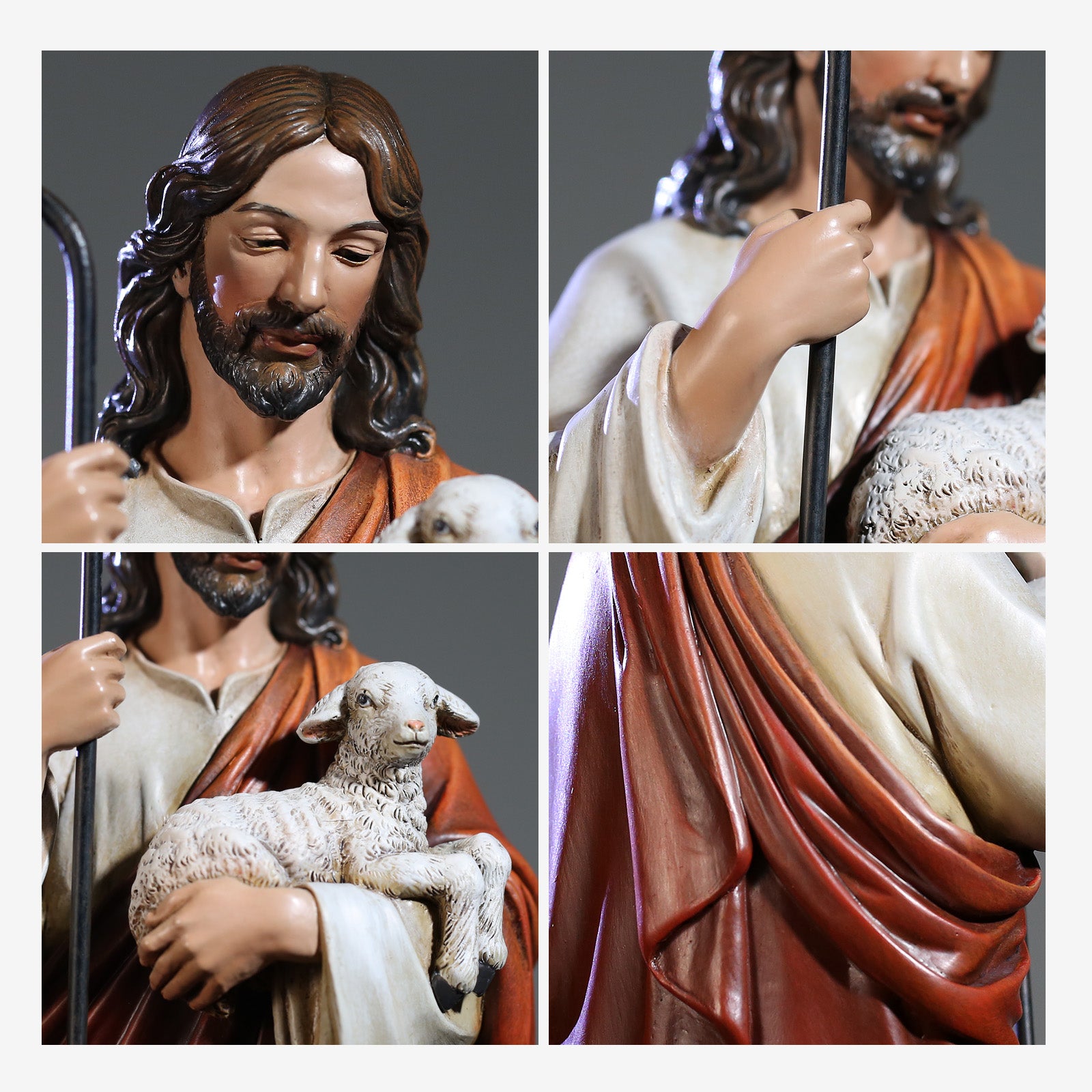 BC Catholic The Good Shepherd Statue-Renaissance