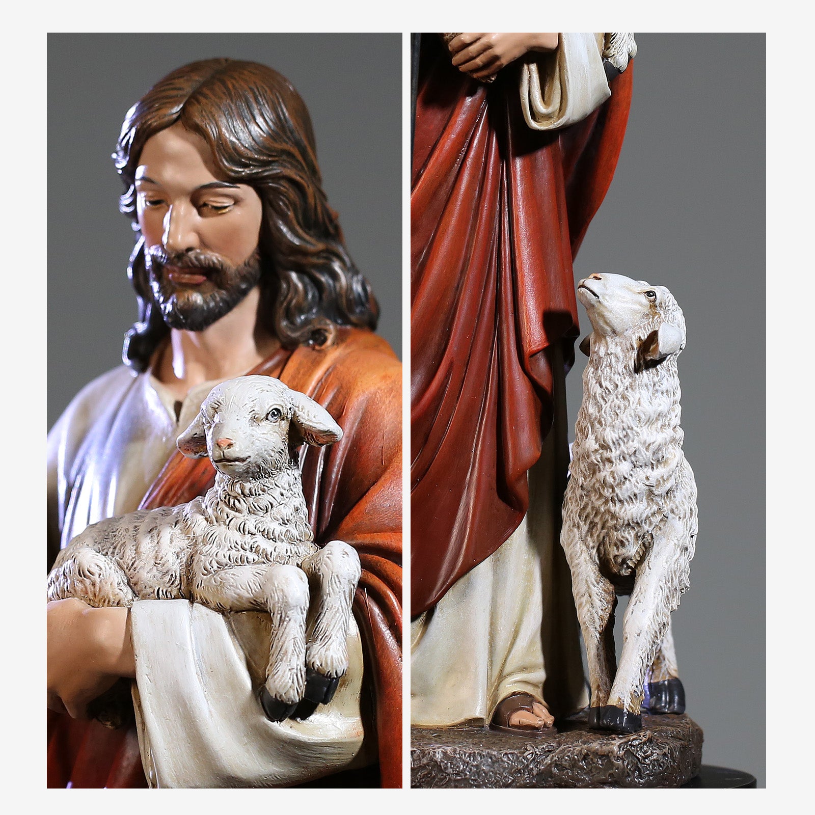 BC Catholic The Good Shepherd Statue-Renaissance