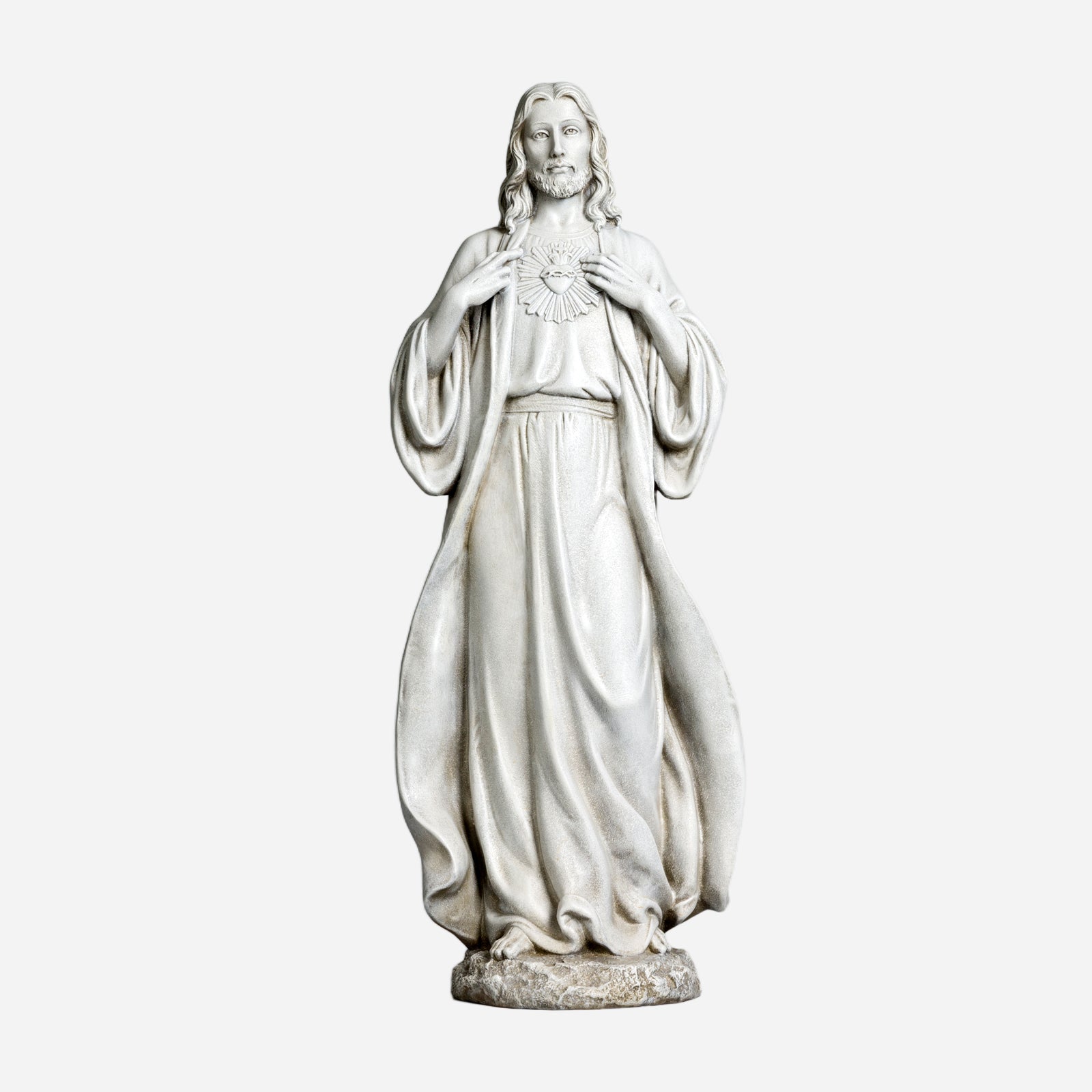 BC Catholic Sacred Heart of Jesus Outdoor Garden Statue-Renaissance