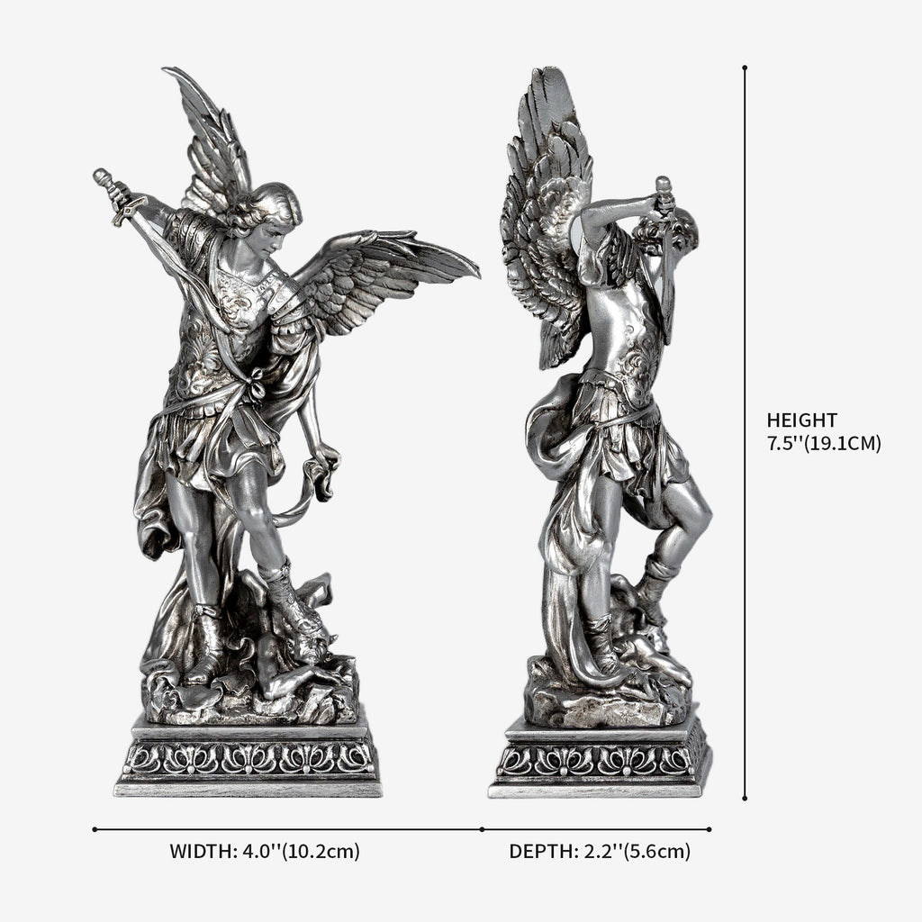 BC Katholische Statue des Erzengels Michael – Klassische Florentiner Kunst