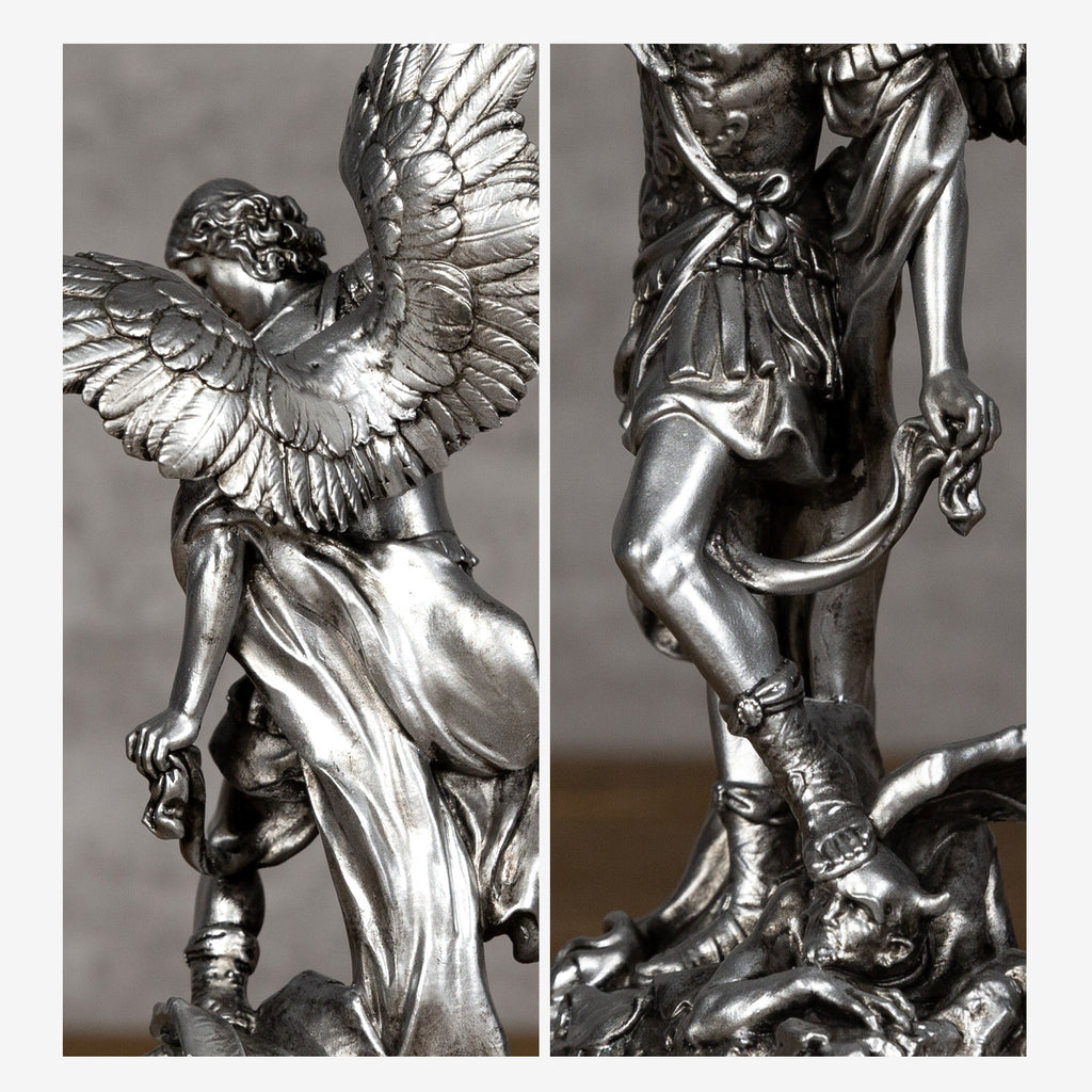 BC Katholische Statue des Erzengels Michael – Klassische Florentiner Kunst