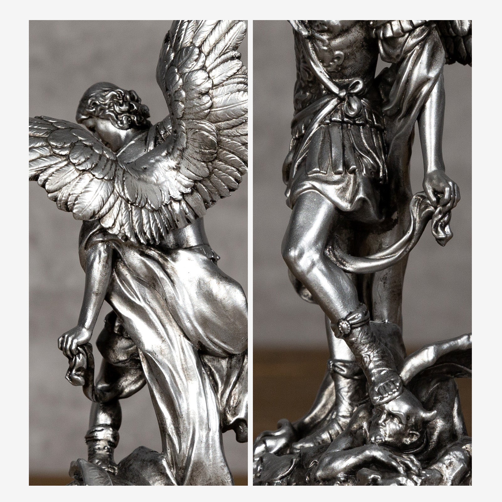 BC Katholische Statue des Erzengels Michael – Klassische Florentiner Kunst