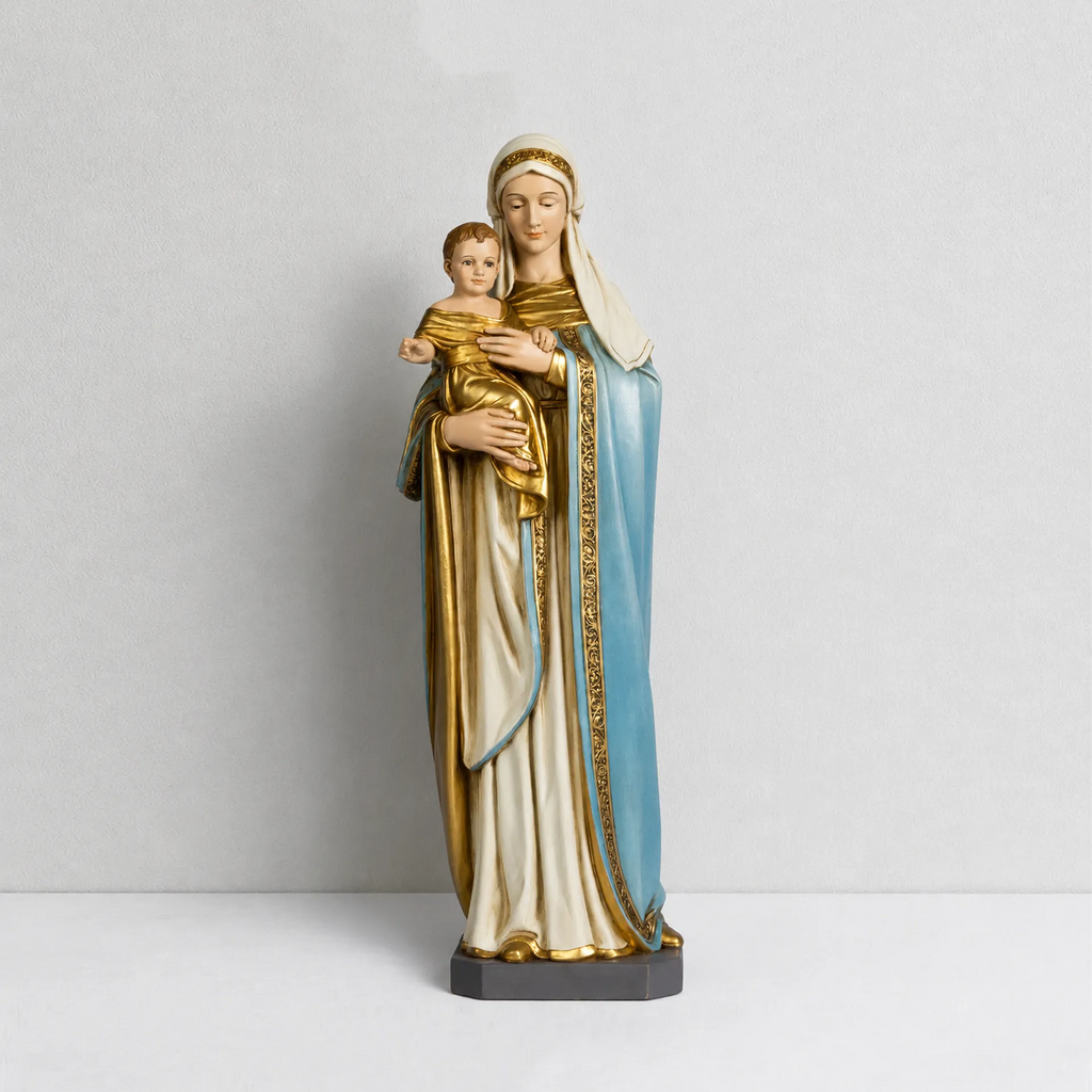 BC Catholic Virgin Mary and Infant Jesus Statue-Renaissance