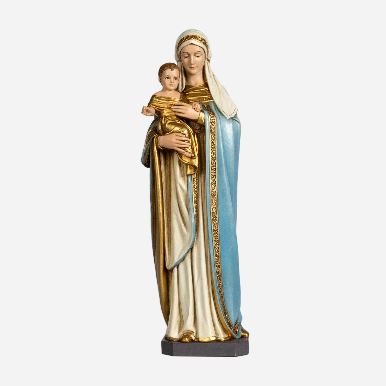BC Catholic Virgin Mary and Infant Jesus Statue-Renaissance