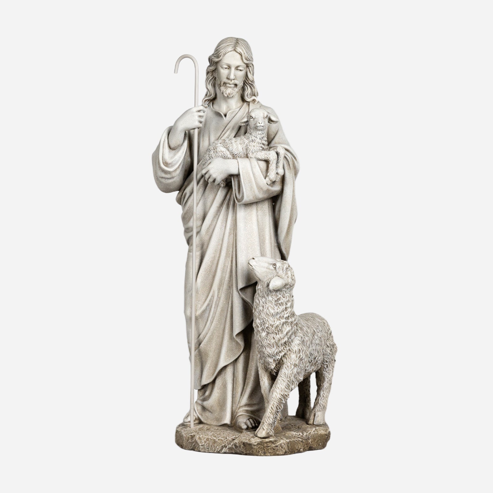 BC Catholic The Good Shepherd Outdoor Garden Statue-Renaissance