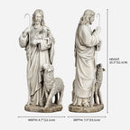 BC Catholic The Good Shepherd Outdoor Garden Statue-Renaissance