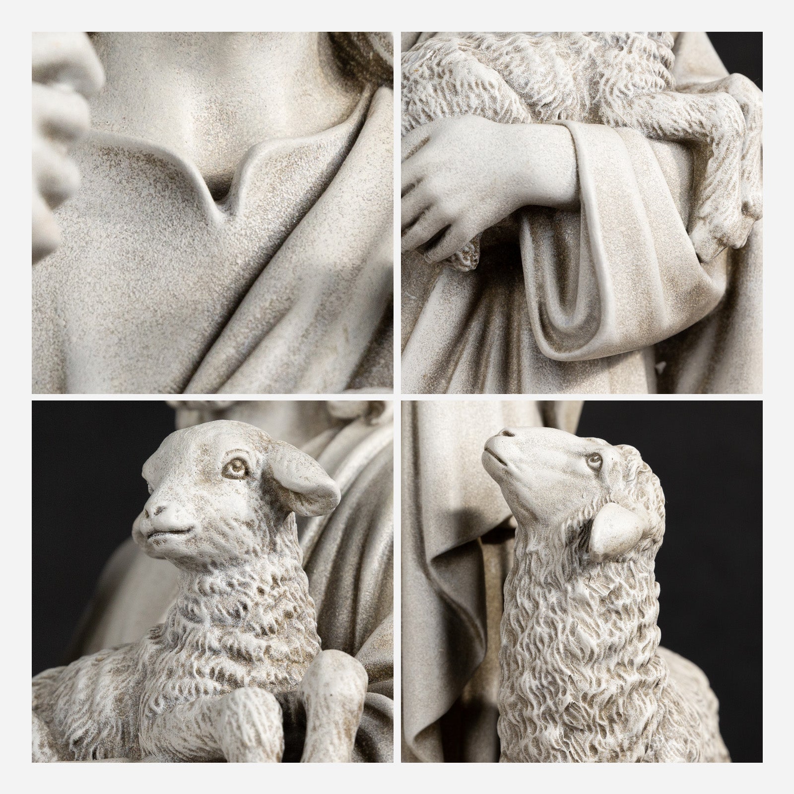 BC Catholic The Good Shepherd Outdoor Garden Statue-Renaissance