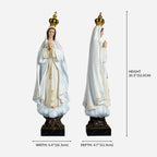 BC Catholic Unsere Liebe Frau von Fátima Jungfrau Maria Statue-Renaissance