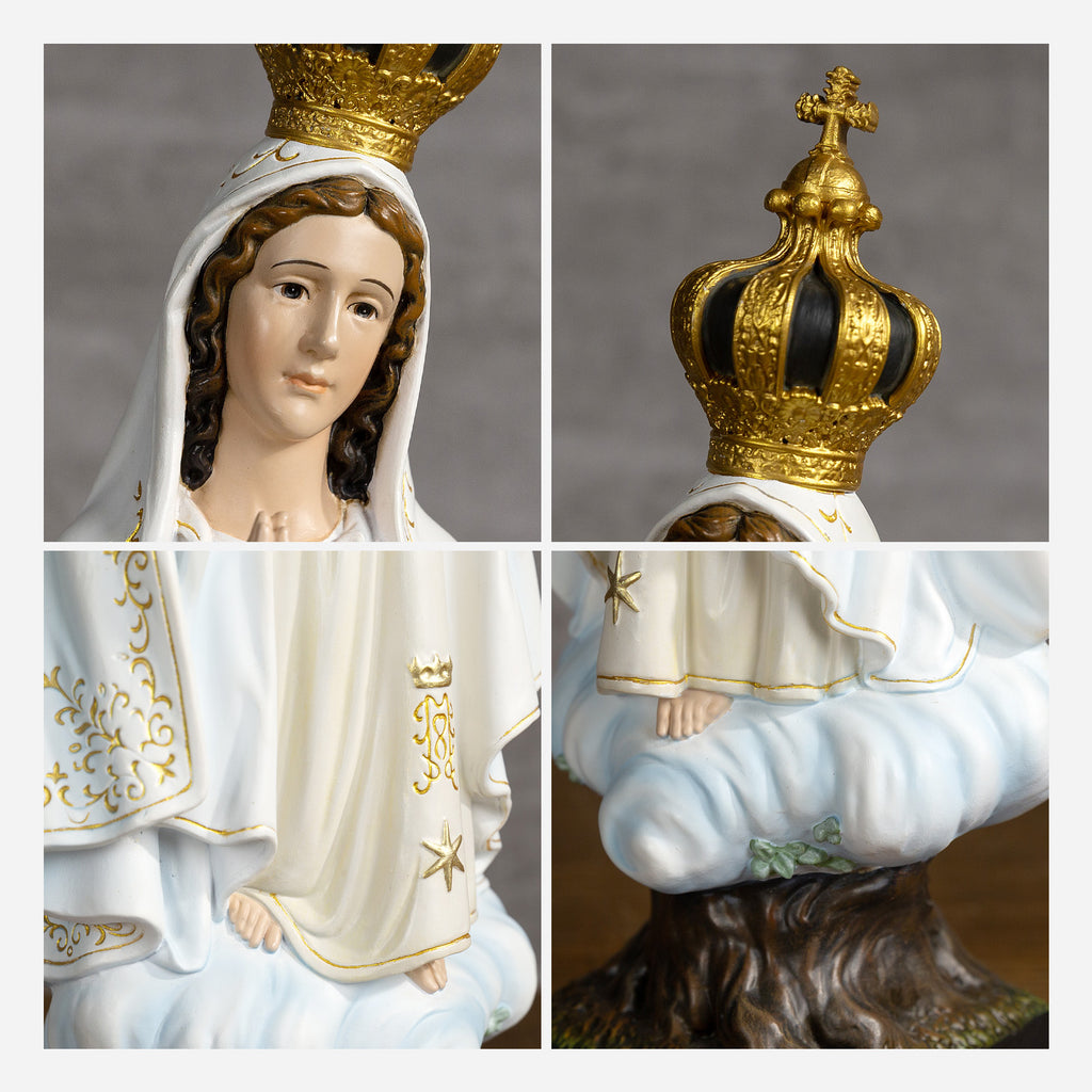BC Catholic Unsere Liebe Frau von Fátima Jungfrau Maria Statue-Renaissance