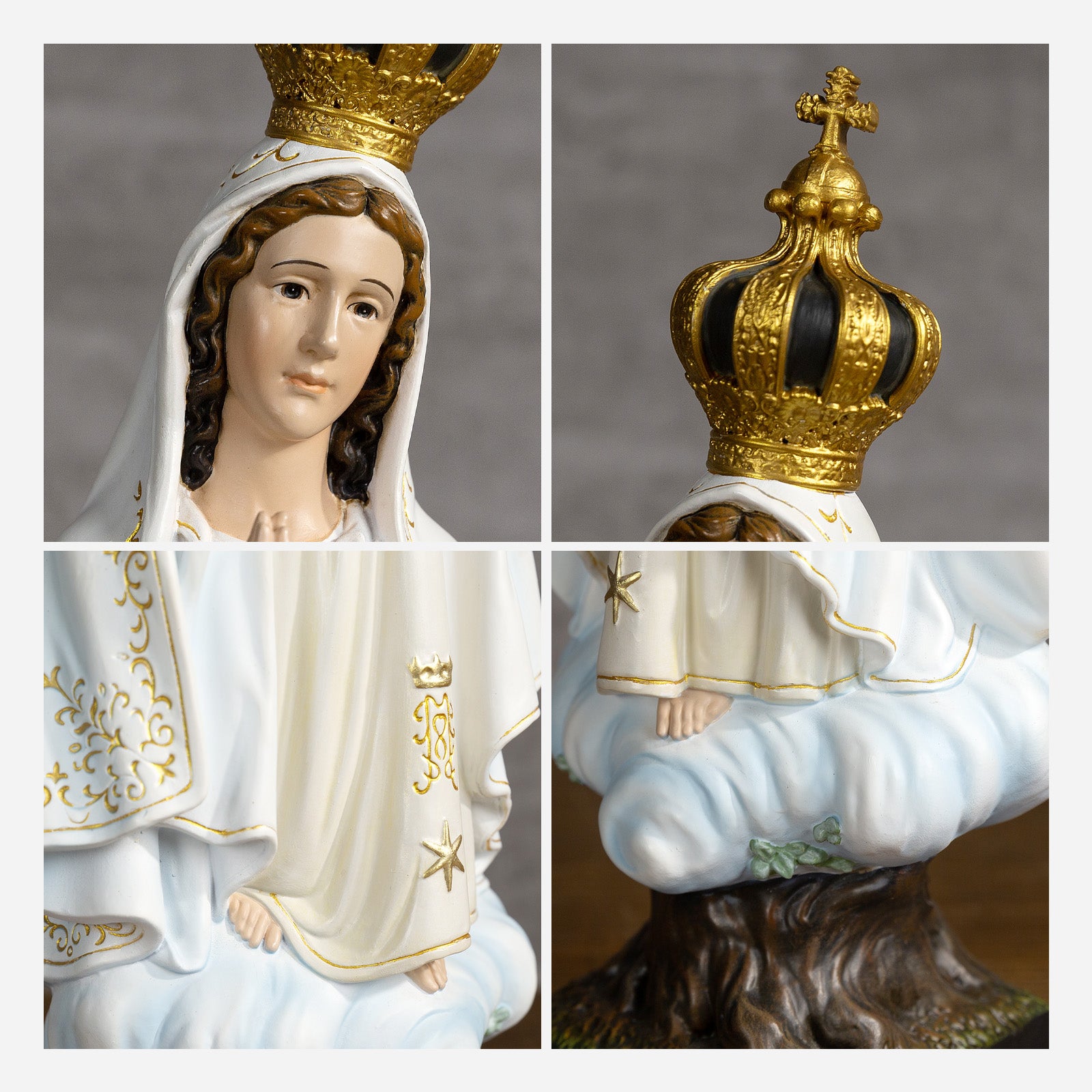 BC Catholic Unsere Liebe Frau von Fátima Jungfrau Maria Statue-Renaissance
