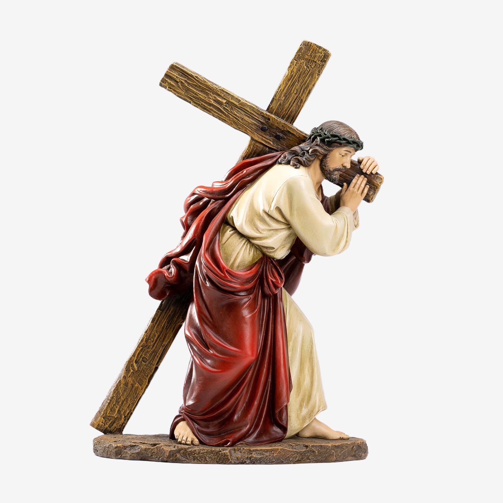 BC Catholic Jesus Carrying The Cross Statue-Renaissance