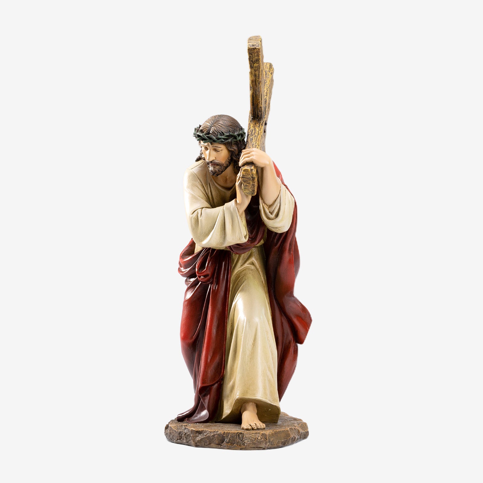 BC Catholic Jesus Carrying The Cross Statue-Renaissance
