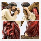 BC Catholic Jesus Carrying The Cross Statue-Renaissance