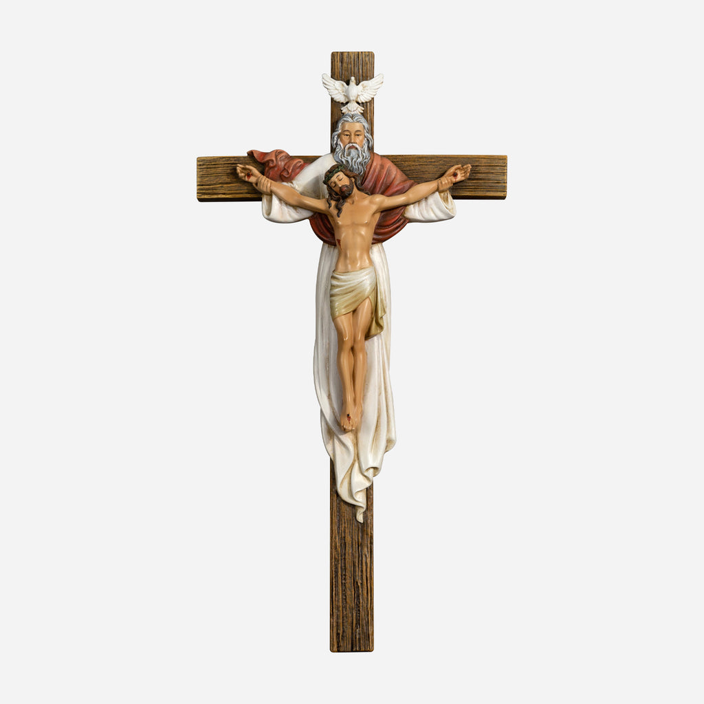 BC Catholic Holy Trinity Wall Crucifix-Inspirational decor