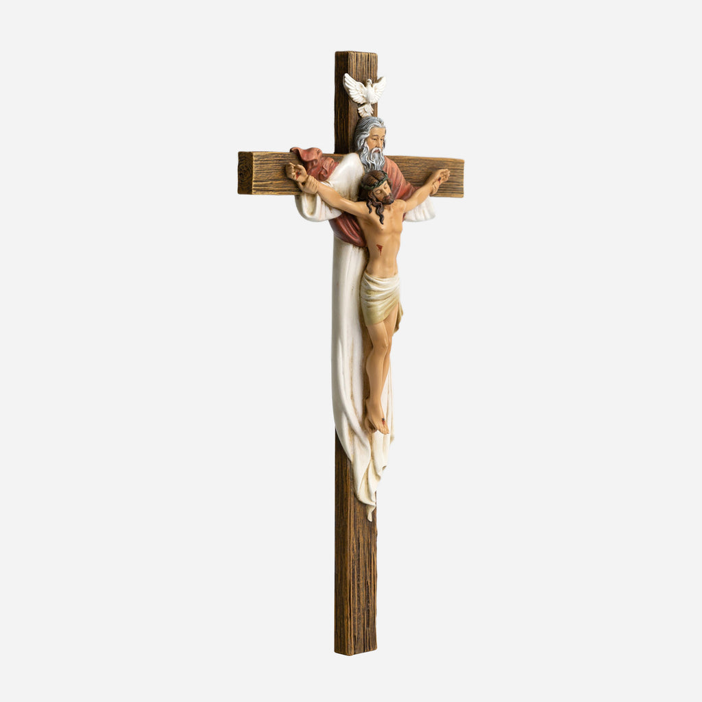 BC Catholic Holy Trinity Wall Crucifix-Inspirational decor
