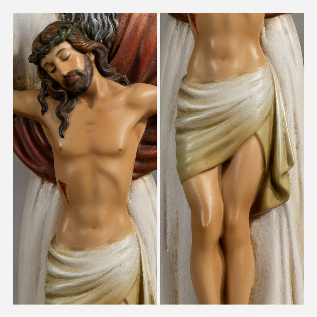 BC Catholic Holy Trinity Wall Crucifix-Inspirational decor