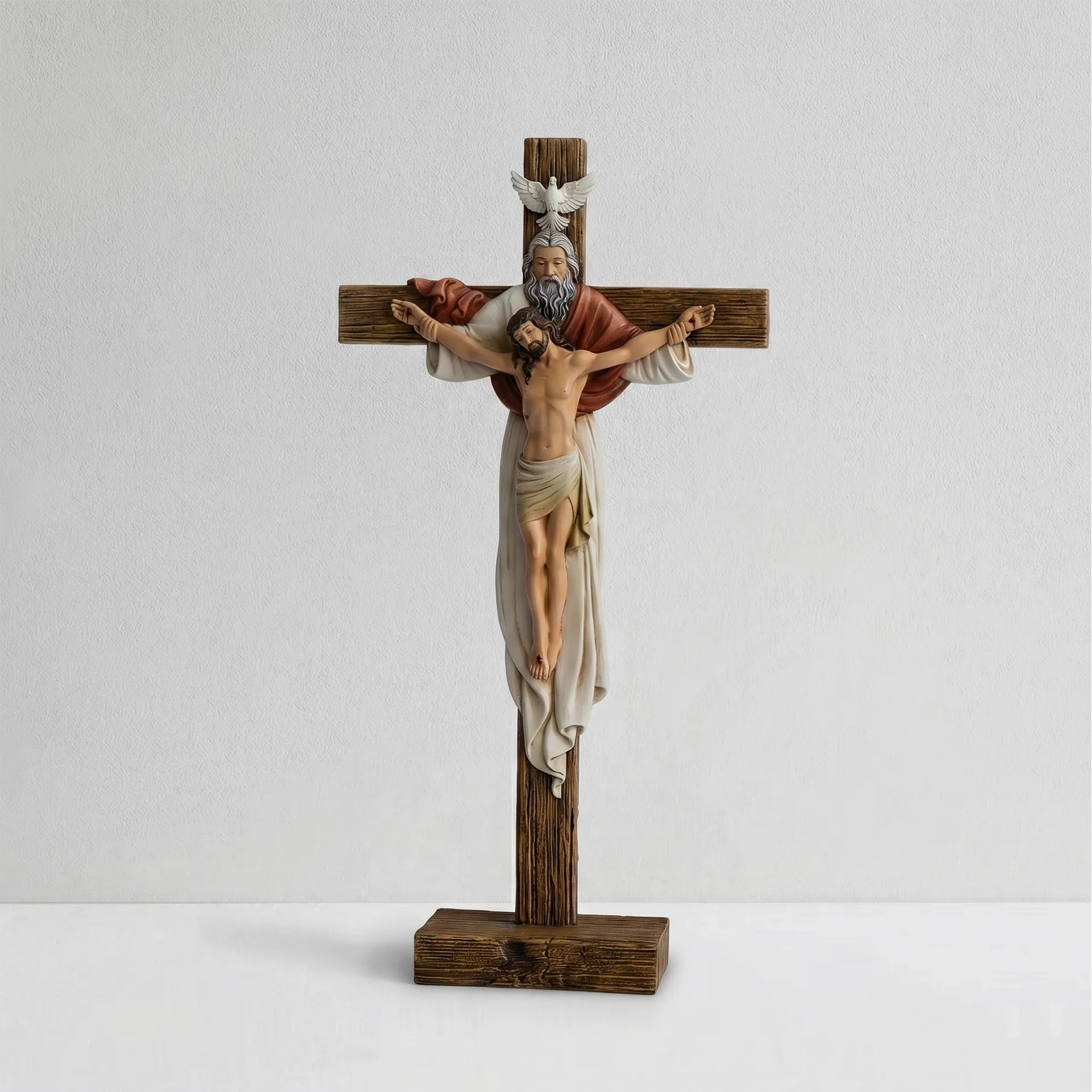 BC Catholic Holy Trinity Standing Crucifix-Inspirational decor