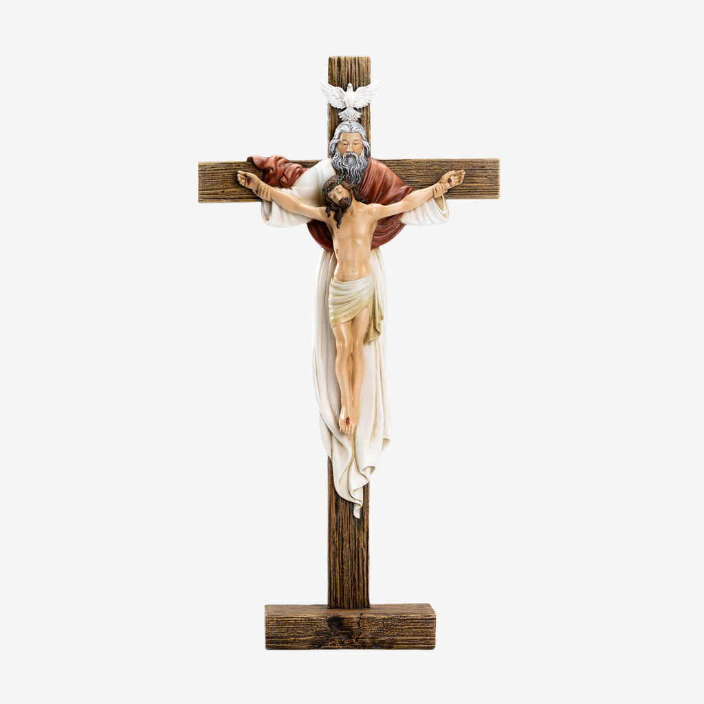 BC Catholic Holy Trinity Standing Crucifix-Inspirational decor