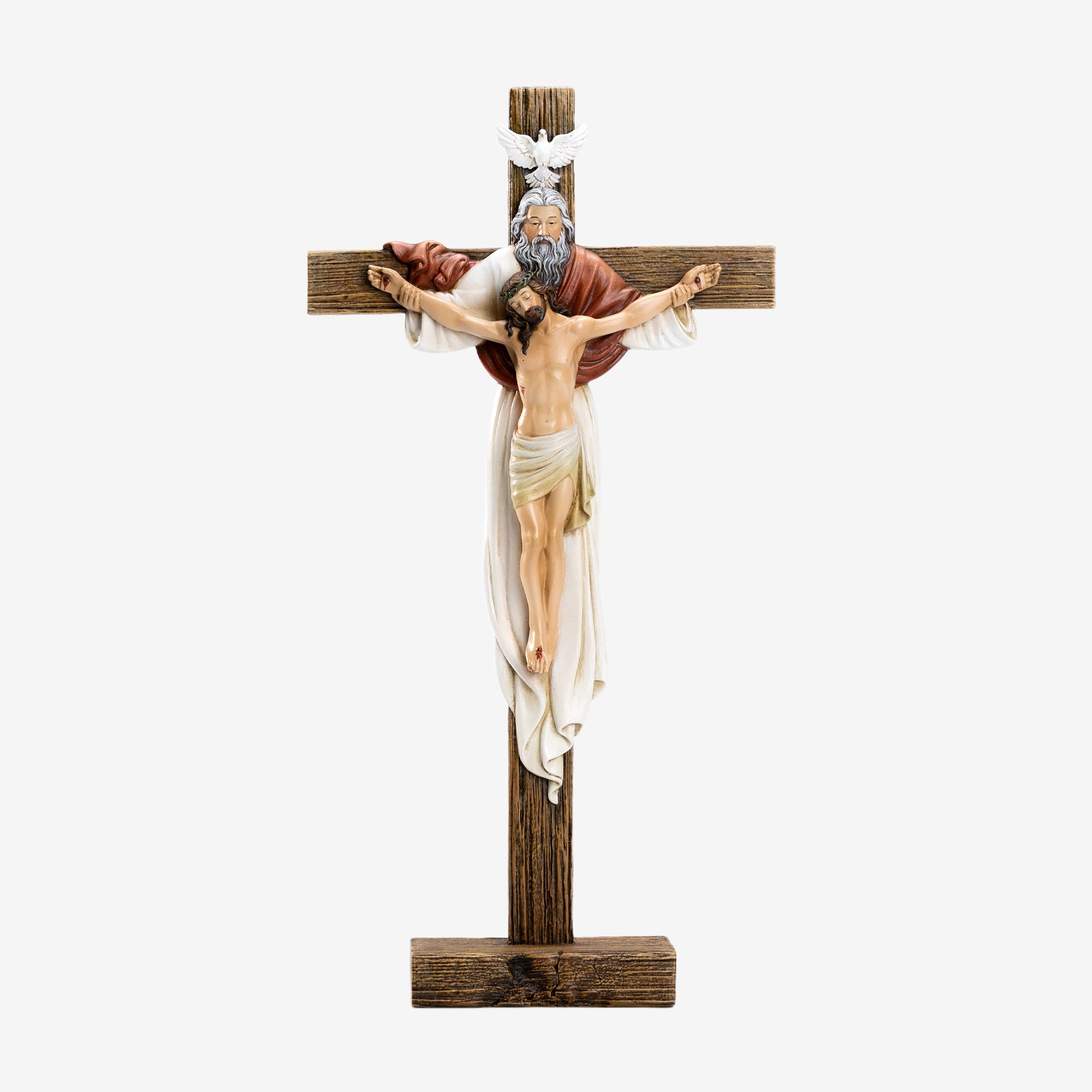 BC Catholic Holy Trinity Standing Crucifix-Inspirational decor