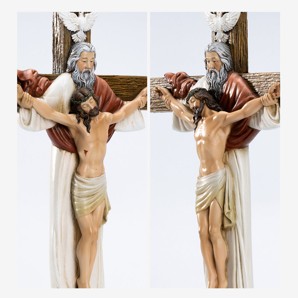 BC Catholic Holy Trinity Standing Crucifix-Inspirational decor