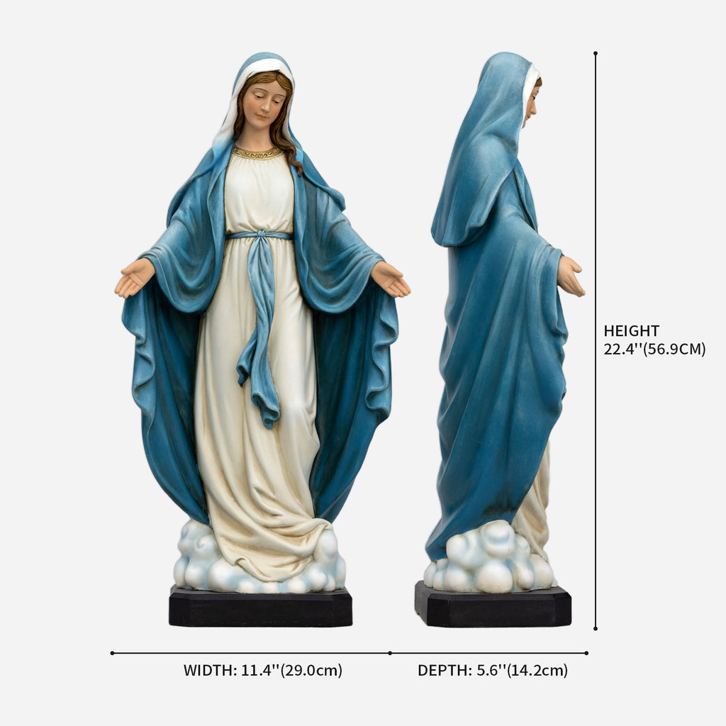 BC Catholic Our Lady of Grace Statue-Inspirational decor