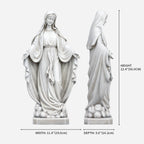 BC Catholic Our Lady of Grace Outdoor Garden Statue-Renaissance