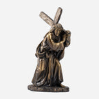 BC Catholic Jesus Carrying Cross on The Way to Calvary Statue-Renaissance
