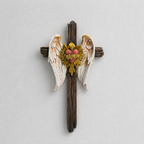 Croix murale du cœur très chaste de Saint Joseph, catholique de la Colombie-Britannique - Décoration d'ange gardien