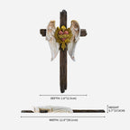 BC Catholic Most Chaste Heart of Saint Joseph Wall Cross-Guardian Angel Decor