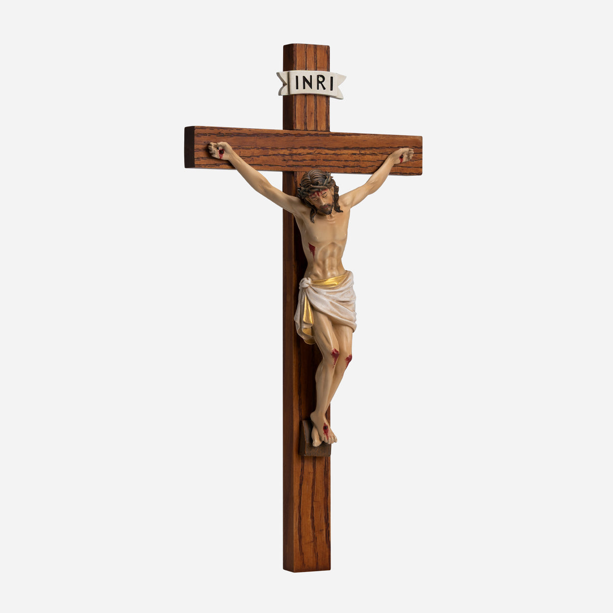 BC Catholic Standard Wall Crucifix-Renaissance