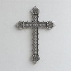 BC Home Décor Baroque Embossed Wall Cross-Renaissance