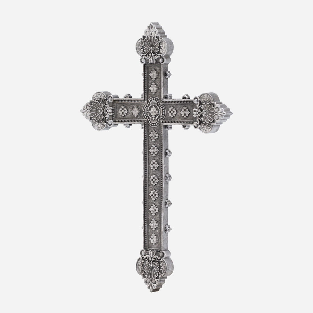 BC Home Décor Baroque Embossed Wall Cross-Renaissance