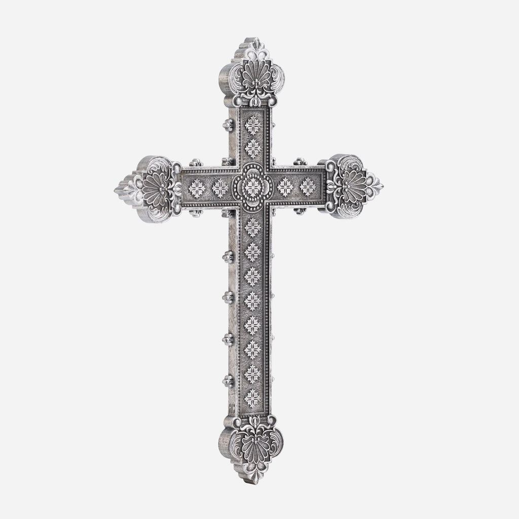 BC Home Décor Baroque Embossed Wall Cross-Renaissance