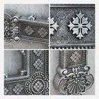 BC Home Décor Baroque Embossed Wall Cross-Renaissance
