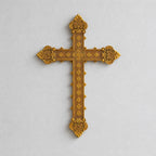 BC Home Décor Baroque Embossed Wall Cross-Renaissance