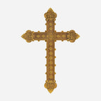 BC Home Décor Baroque Embossed Wall Cross-Renaissance