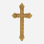 BC Home Décor Baroque Embossed Wall Cross-Renaissance