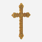 BC Home Décor Baroque Embossed Wall Cross-Renaissance